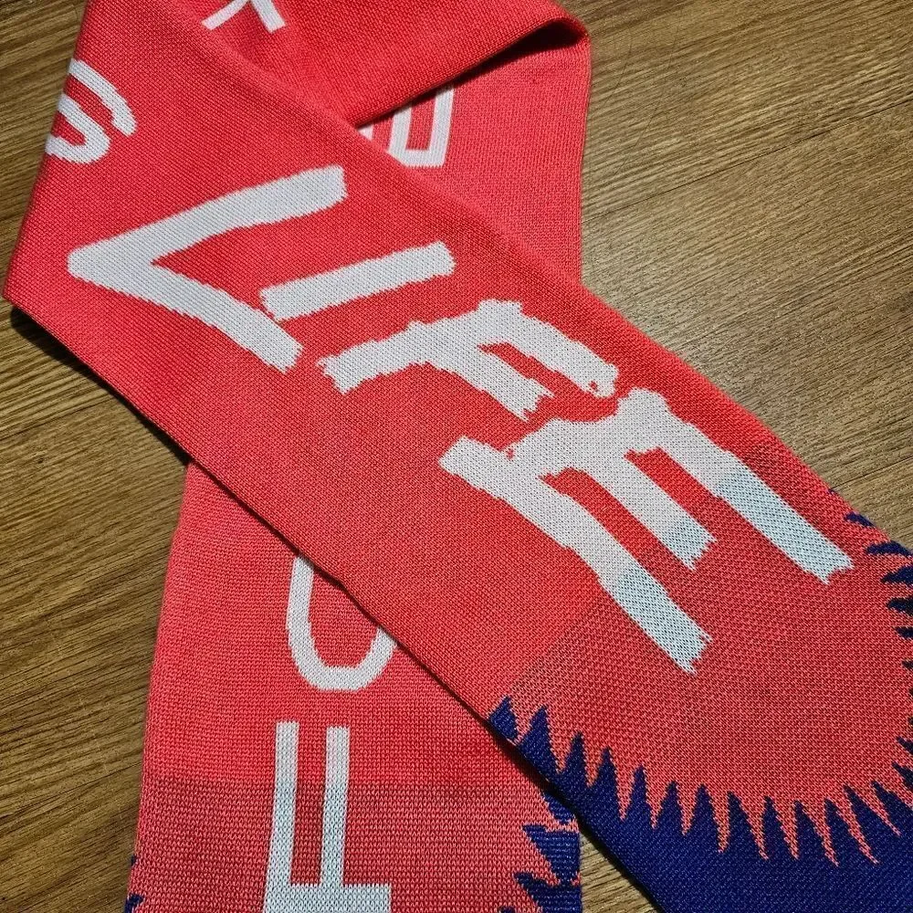 Nike A.F.C. Richmond Ted Lasso Scarf Football Is Life Swoosh Blue Red Logo New